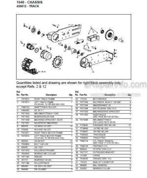 Photo 11 - Gehl 1648 Parts Manual Asphalt Paver