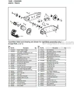 Photo 14 - Gehl 1648 Parts Manual Asphalt Paver