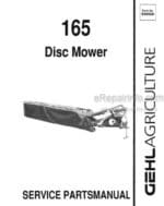 Photo 4 - Gehl 165 Service Parts Manual Disc Mower 906558