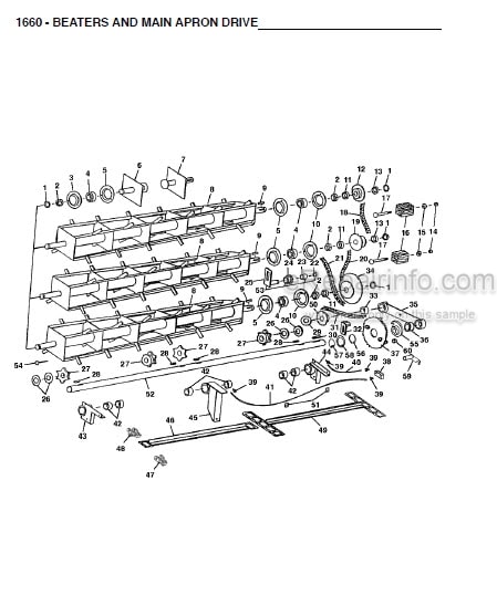 Photo 1 - Gehl 1660 1660HD Parts Manual Front Rear Unload Forage Boxes 909859