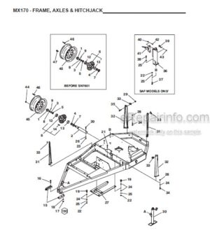 Photo 6 - Gehl 383Z Parts Manual Compact Excavator 918195