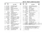 Photo 5 - Gehl 1710 Service Parts Manual Fixed Chamber Round Baler 906076