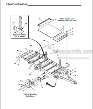 Photo 10 - Gehl 175 250 325 425 Parts Manual Manure Spreader 908042