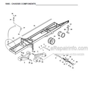 Photo 7 - Gehl 1375 Parts Manual Variable Chamber Round Baler 908172