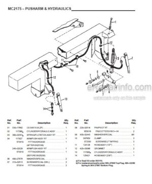 Photo 7 - Gehl CB600 Service Parts Manual Forage Harvester 902868