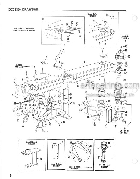 Photo 1 - Gehl 2330 Service Parts Manual Disc Mower Conditioner 904227