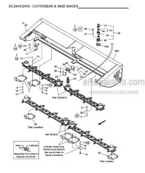 Photo 12 - Gehl 2415 2418 Parts Manual Disc Mower Conditioner 908177