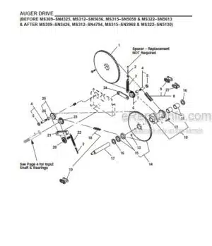 Photo 6 - Gehl 1329 1330 Parts Manual Scavenger Spreaders 907523