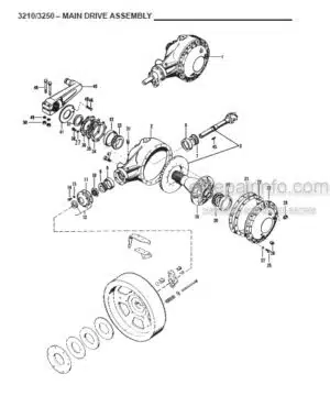 Photo 3 - Gehl 3210 3250 Service Parts Manual Rectangular Baler 904781