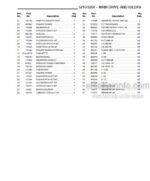 Photo 4 - Gehl 3210 3250 Service Parts Manual Rectangular Baler 904781