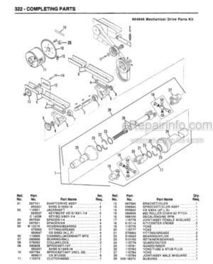 Photo 10 - Gehl 322 Scavenger II Parts Manual Truck Mounted Manure Spreader 908541