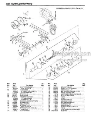 Photo 13 - Gehl 322 Scavenger II Parts Manual Truck Mounted Manure Spreader 908541