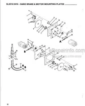 Photo 2 - Gehl 3310 3410 Service Parts Manual Skid Loader 903464