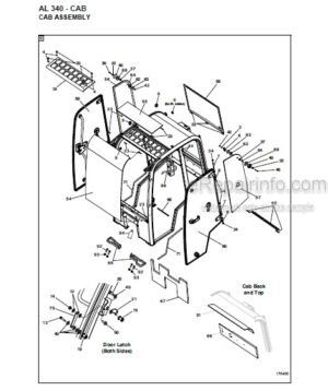 Photo 8 - Gehl 340 Parts Manual Articulated Loader 918413