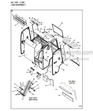 Photo 14 - Gehl 340 Parts Manual Articulated Loader 918413