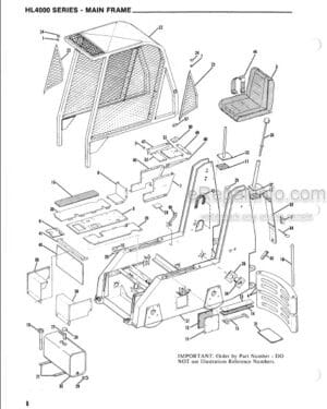 Photo 7 - Gehl 521 Parts Manual Wheel Loader 909882