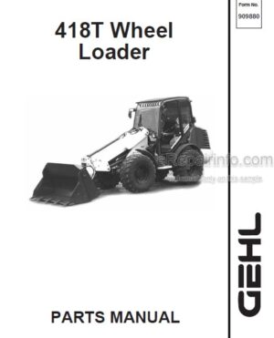 Photo 6 - Gehl 193 223 Parts Manual Compact Excavator