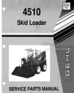 Photo 3 - Gehl 4510 Service Parts Manual Skid Loader 904059