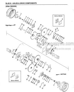 Photo 6 - Gehl CB1200 Service Parts Manual Forage Harvester 902495