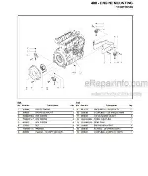 Photo 6 - Gehl 322 Scavenger II Parts Manual Truck Mounted Manure Spreader 908541