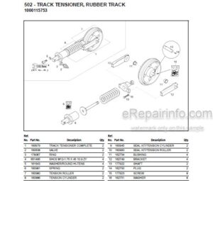 Photo 7 - Gehl 303 Parts Manual Compact Excavator