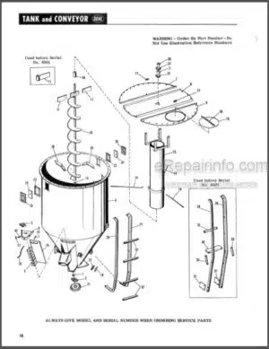 Photo 13 - Gehl 50MX Service And Parts Manual Mix-All Feedmaker With Attachments 1843K