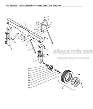 Photo 7 - Gehl CTL85 Kubota V3800DI-T Parts Manual Compact Track Loader Engine 917301