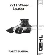 Photo 4 - Gehl 721T Parts Manual Wheel Loader 909888