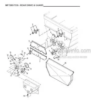 Photo 7 - Gehl BU86 Service And Parts Manual Self Unloading Forage Box With Attachments 2242A