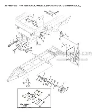 Photo 11 - Gehl 7435 7500 Parts Manual Mixer Feeder 907102