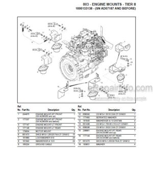 Photo 4 - Gehl 803 Parts Manual Compact Excavator 918076