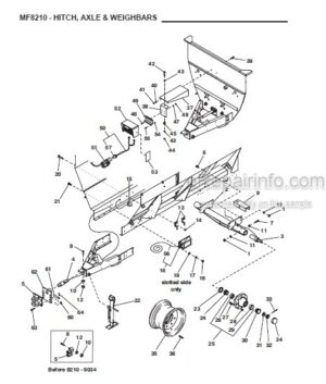 Photo 9 - Gehl 8210 Parts Manual Mixer Feeder 907095