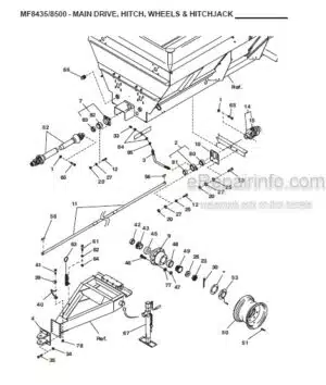 Photo 5 - Gehl 120MX Service Parts Manual Mix-All Mixer 901533