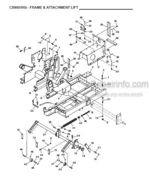 Photo 7 - Gehl CT5-16 CT5-16 Turbo Parts Manual Telescopic Handler 913226