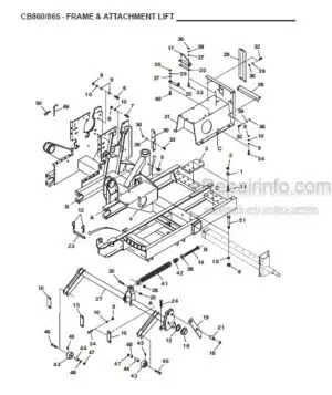 Photo 9 - Gehl 860 865 Parts Manual Forage Harvesters 907506