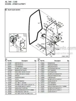 Photo 5 - Gehl AL340 Parts Manual Articulated Loader 918413