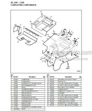 Photo 10 - Gehl AL540 Parts Manual Articulated Loader 918412