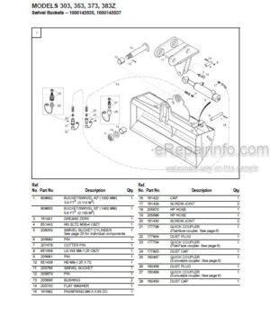 Photo 7 - Gehl 1870 Parts Manual Variable Chamber Round Baler 908007