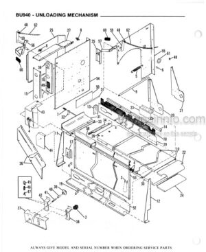 Photo 6 - Gehl CB600 Cylinder Service Parts Manual Forage Harvester 042915