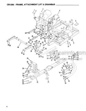 Photo 11 - Gehl CB1260 Service Parts Manual Forage Harvester 903628