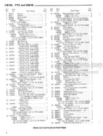 Photo 5 - Gehl CB700 Service Parts Manual Forage Harvester 901988