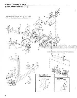 Photo 6 - Gehl CB800 Service Parts Manual Forage Harvester 902577