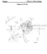 Photo 2 - Gehl CT5-16 CT5-16 Turbo Parts Manual Telescopic Handler 913226