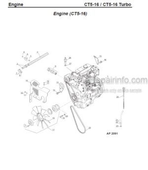 Photo 5 - Gehl CT5-16 CT5-16 Turbo Parts Manual Telescopic Handler 913226