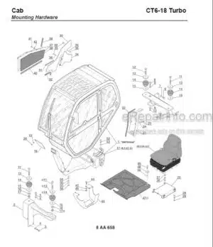 Photo 8 - Gehl CT6-18 Turbo Parts Manual Telescopic Handler 913347