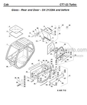 Photo 6 - Gehl 5450 5510 5575 5750 5950 Parts Manual 4-Auger Mixer Feeders 909907