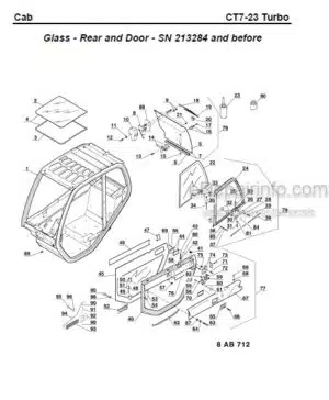 Photo 6 - Gehl 5205 5305 5380 Parts Manual 3-Auger Mixer Feeder 909916