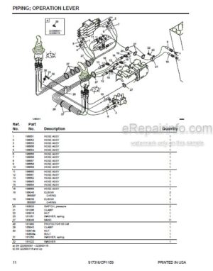 Photo 7 - Gehl CT6-18 Turbo Parts Manual Telescopic Handler 913347