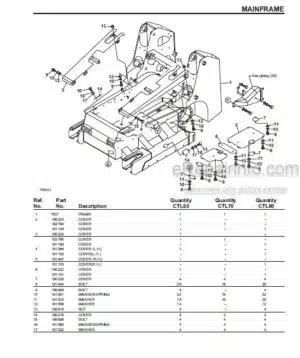 Photo 8 - Gehl CTL60 CTL70 CTL80 Parts Manual Compact Track Loader 908307