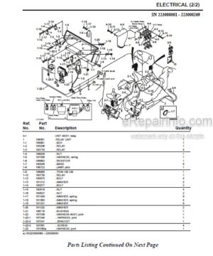 Photo 7 - Gehl AL730 Agri-Loader Parts Manual Telescopic Loader 908473